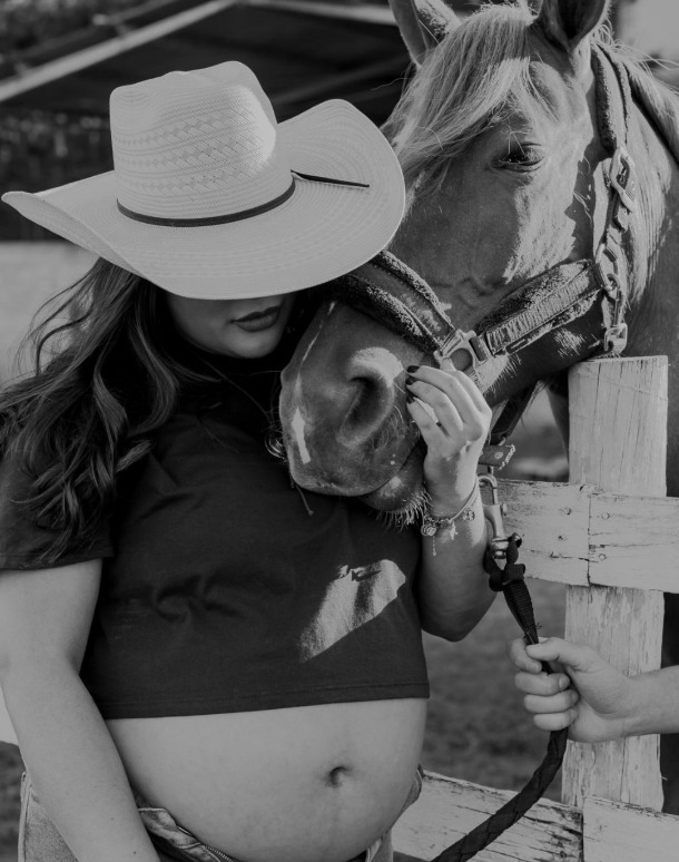 Ensaio fotográfico com cavalo